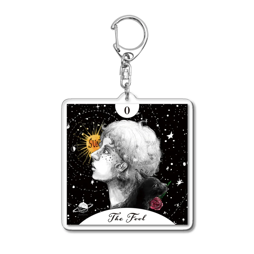 eight_8のTHE FOOL Acrylic Key Chain