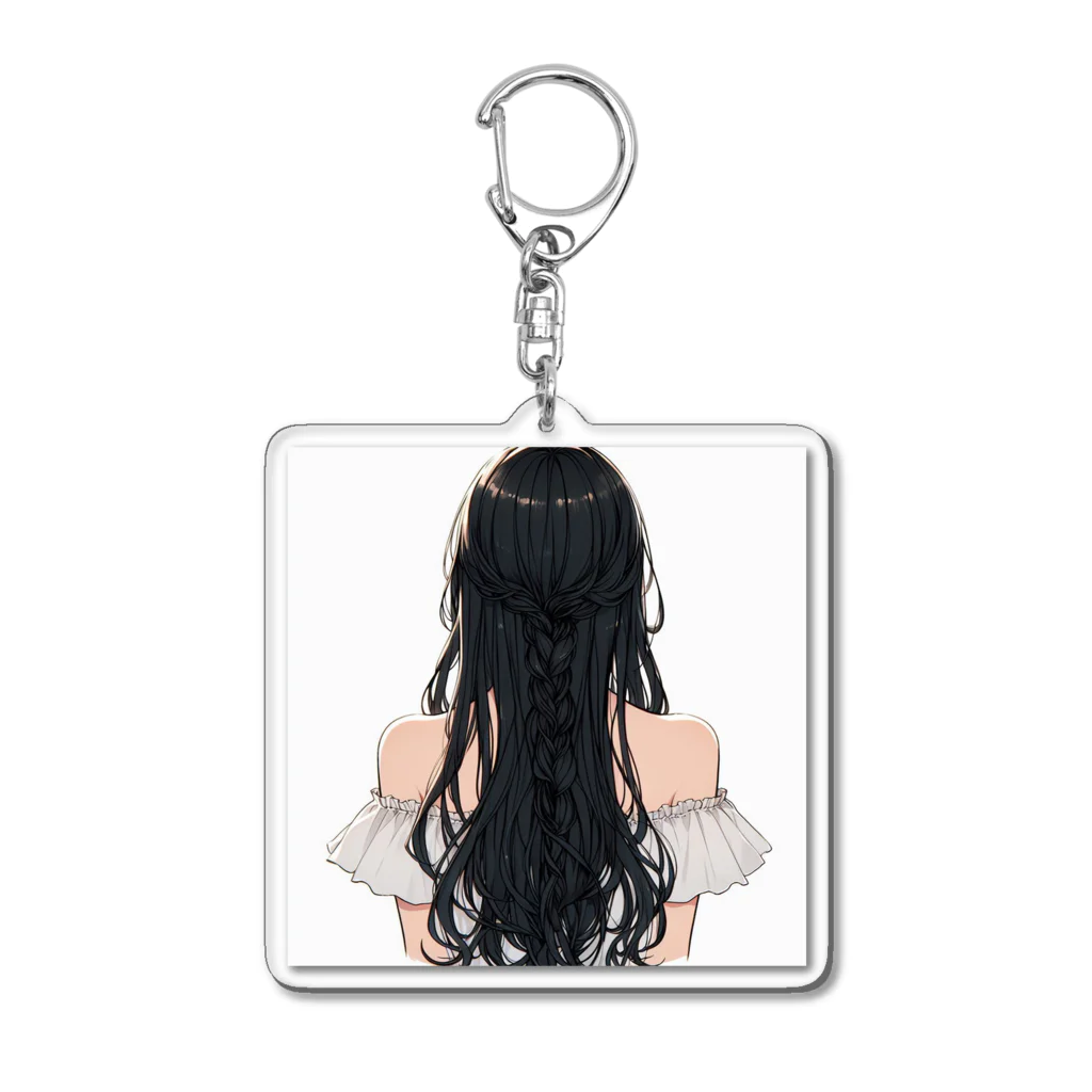 sakaki-tomoeの後ろ姿 Acrylic Key Chain