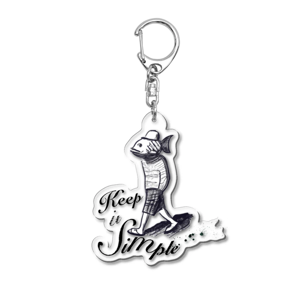 Culture SmileのInspirational Lifestyle & Fish-man Acrylic Key Chain