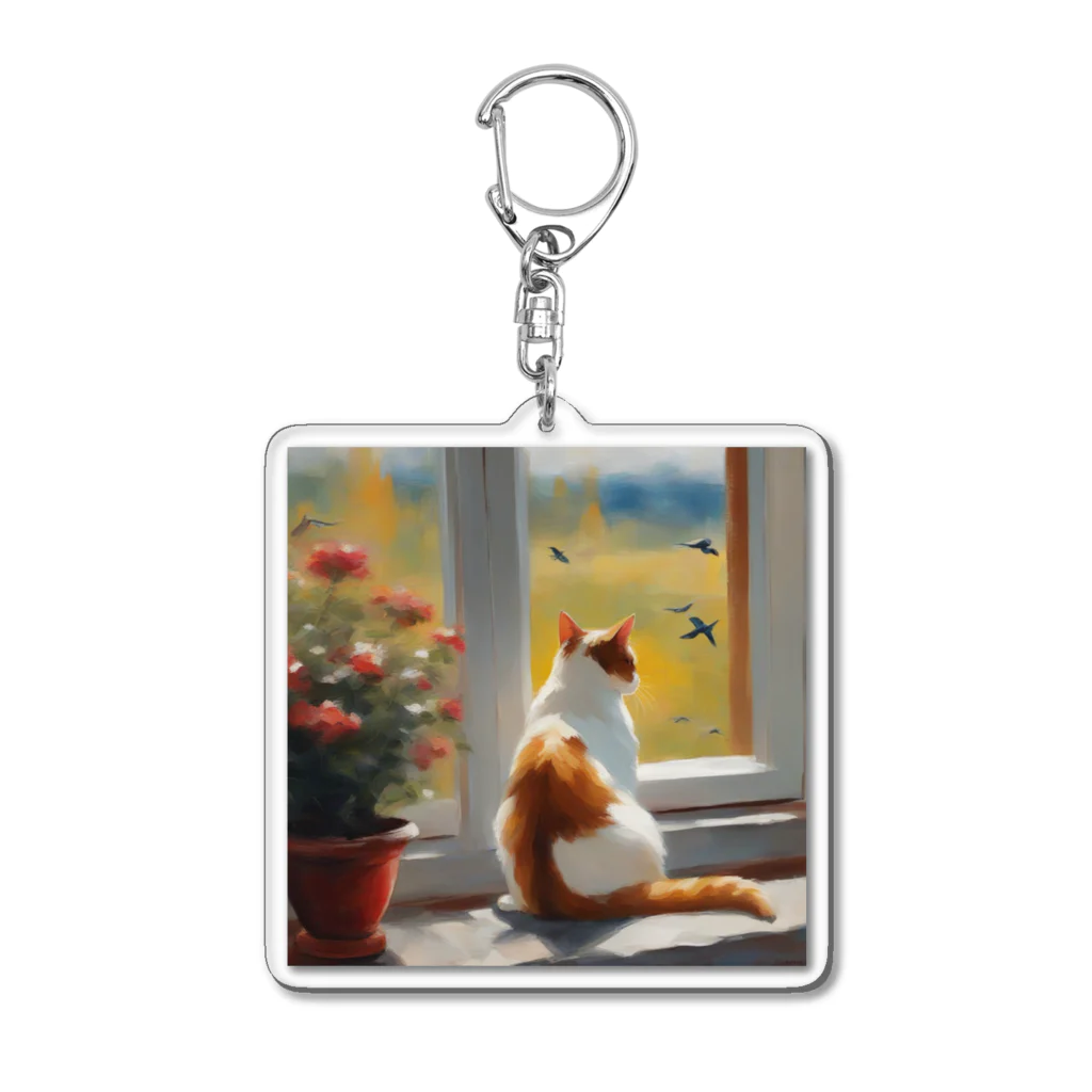 makoto240のCats LIFE Acrylic Key Chain