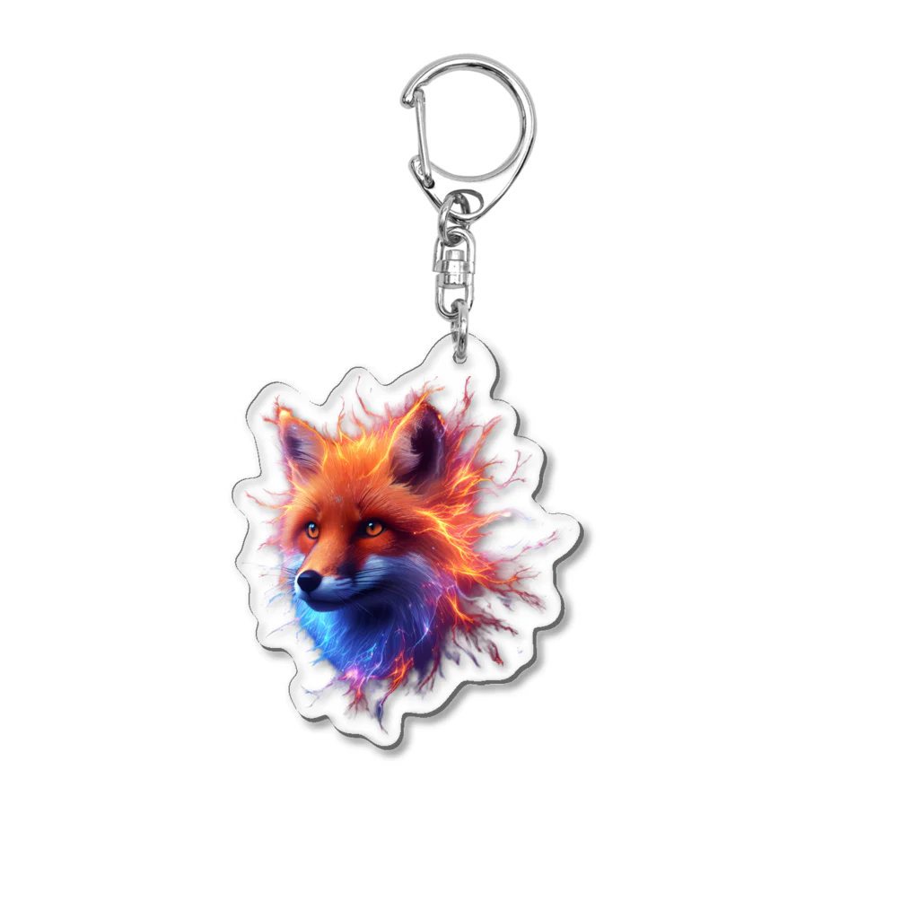 アートノヴァの🦊狐🦊 Acrylic Key Chain