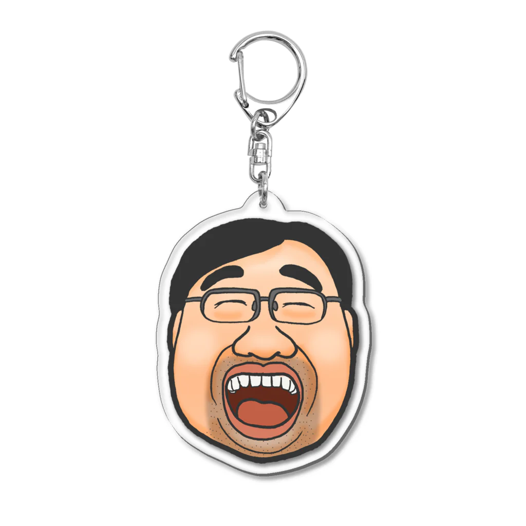 【怒るおじさん】の【笑うおじさん】ぽっちゃりおじさん Acrylic Key Chain