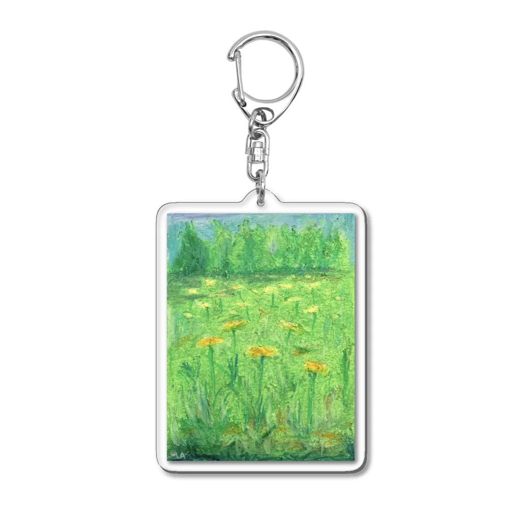 暮らしとアートのタンポポ Acrylic Key Chain