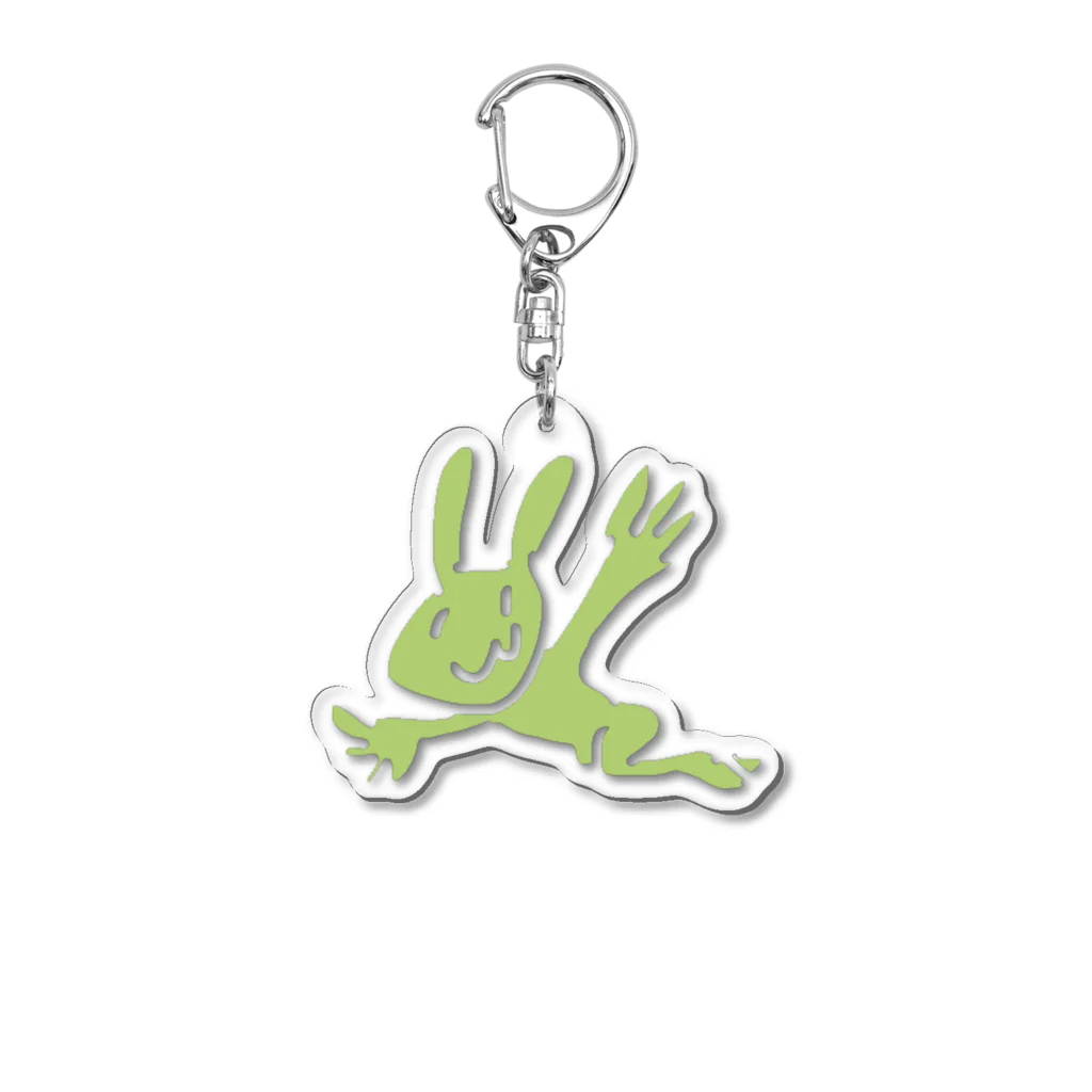 psyupsyuの電撃うさぎ3 Acrylic Key Chain