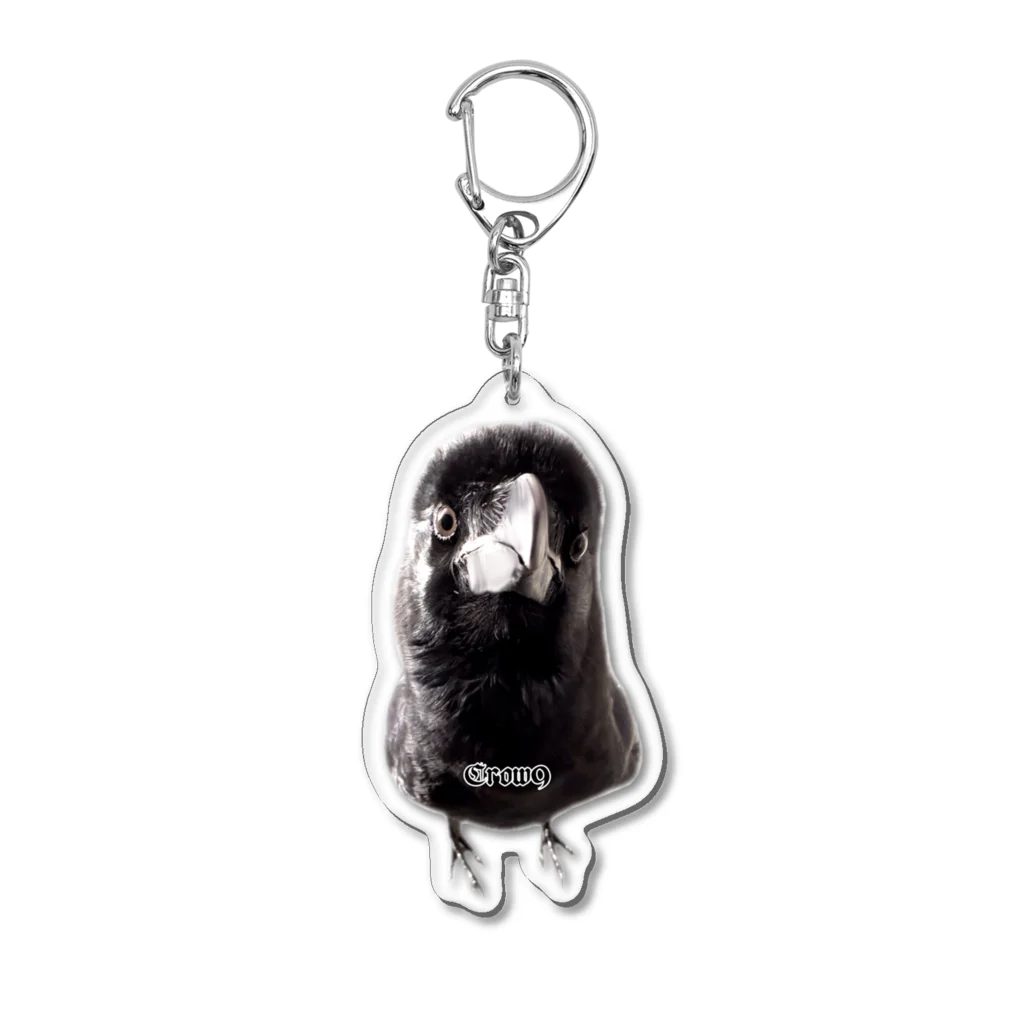 カラスのクッピのカラスのノノラ Acrylic Key Chain