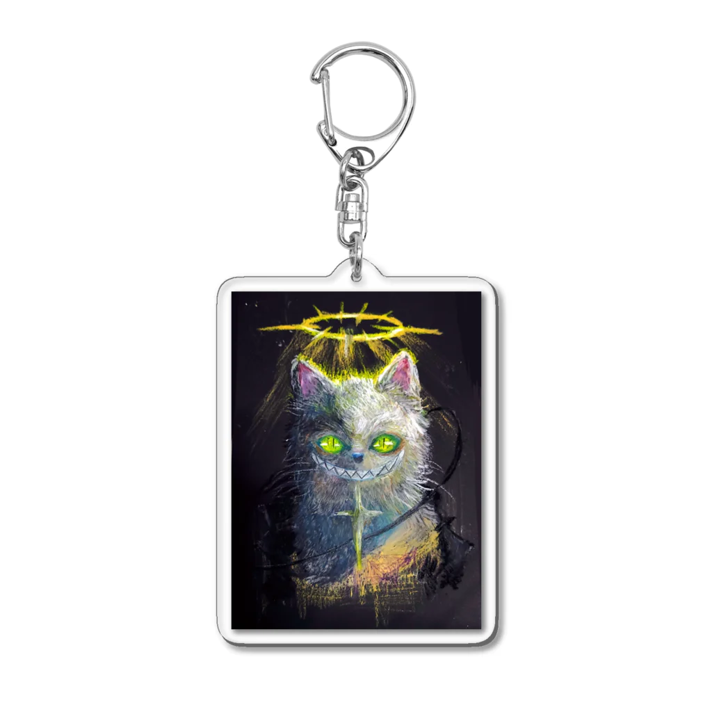 零Murderのネコ Acrylic Key Chain