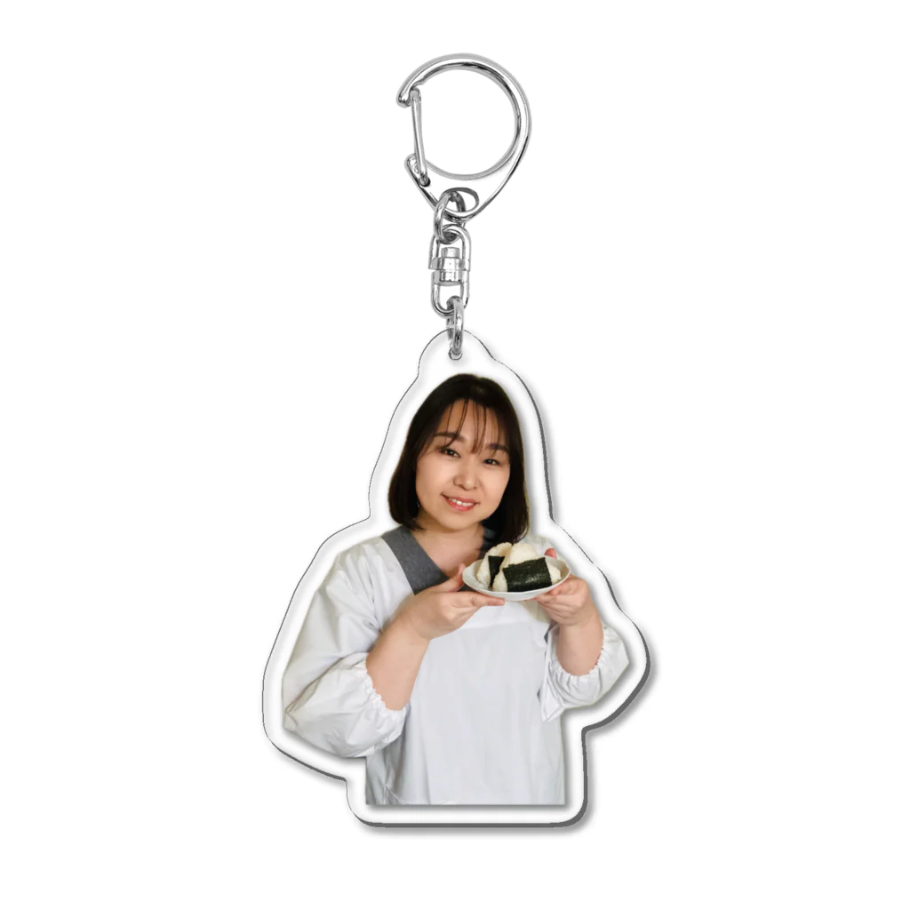 ふじののお店のふじの　お母さんキーホルダー（おにぎり） Acrylic Key Chain