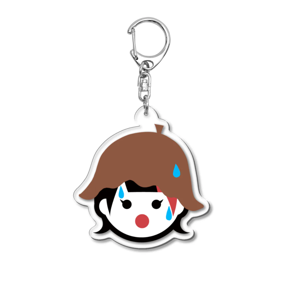 えっちゃんねる/悦子のグッズのえっちゃんサウナグッズ Acrylic Key Chain