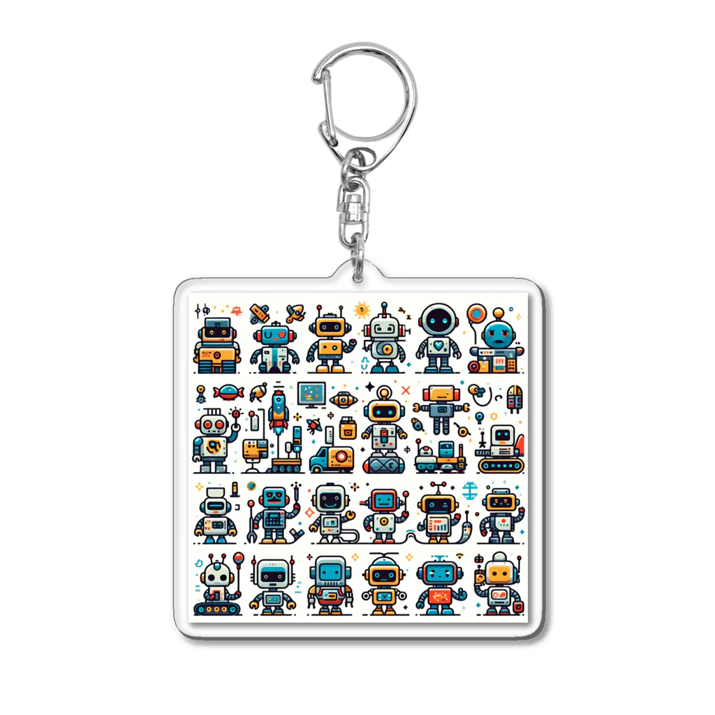 ロボットグッズshopのロボットいっぱい３！ Acrylic Key Chain