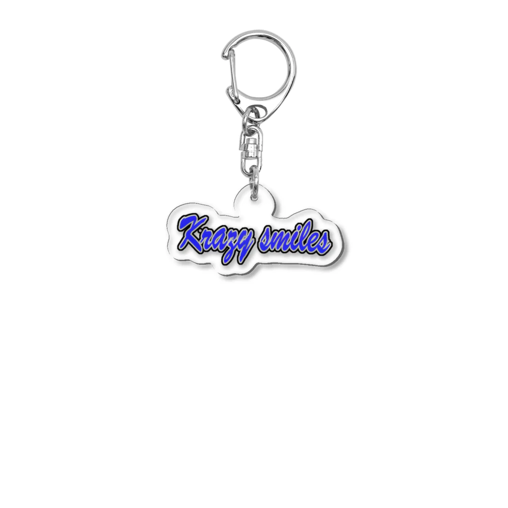 クレイジースマイルズ（公式）のクレスマロゴ青グッズ Acrylic Key Chain