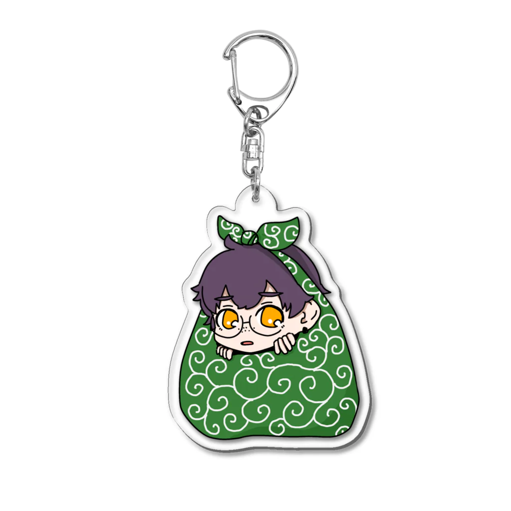 啜の勹己 Acrylic Key Chain