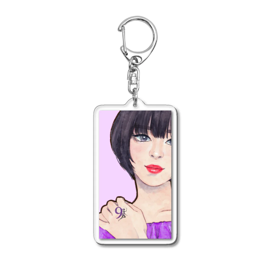 kirari の試作品 Acrylic Key Chain