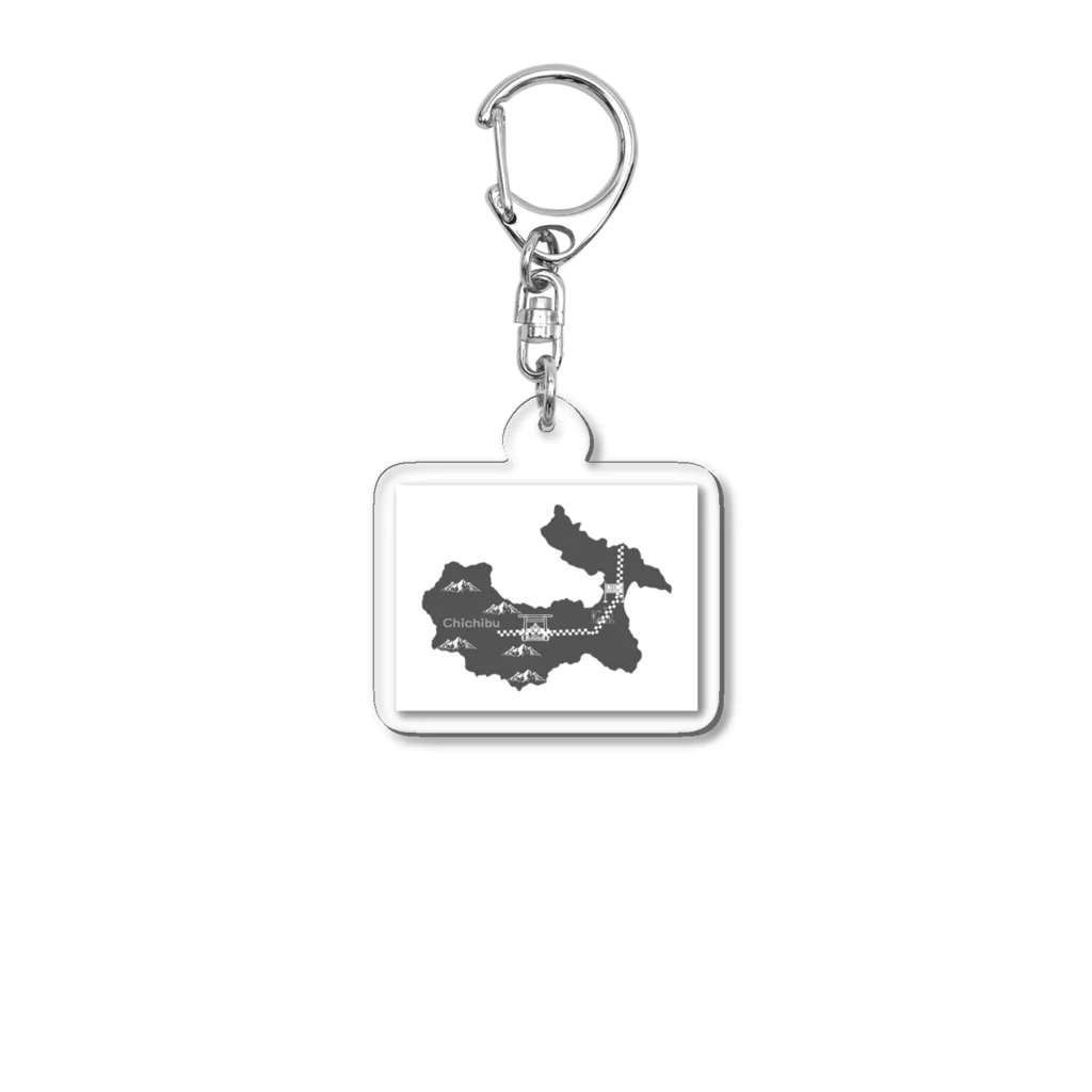 acconsult-suzuriの埼玉愛　秩父デザイン Acrylic Key Chain