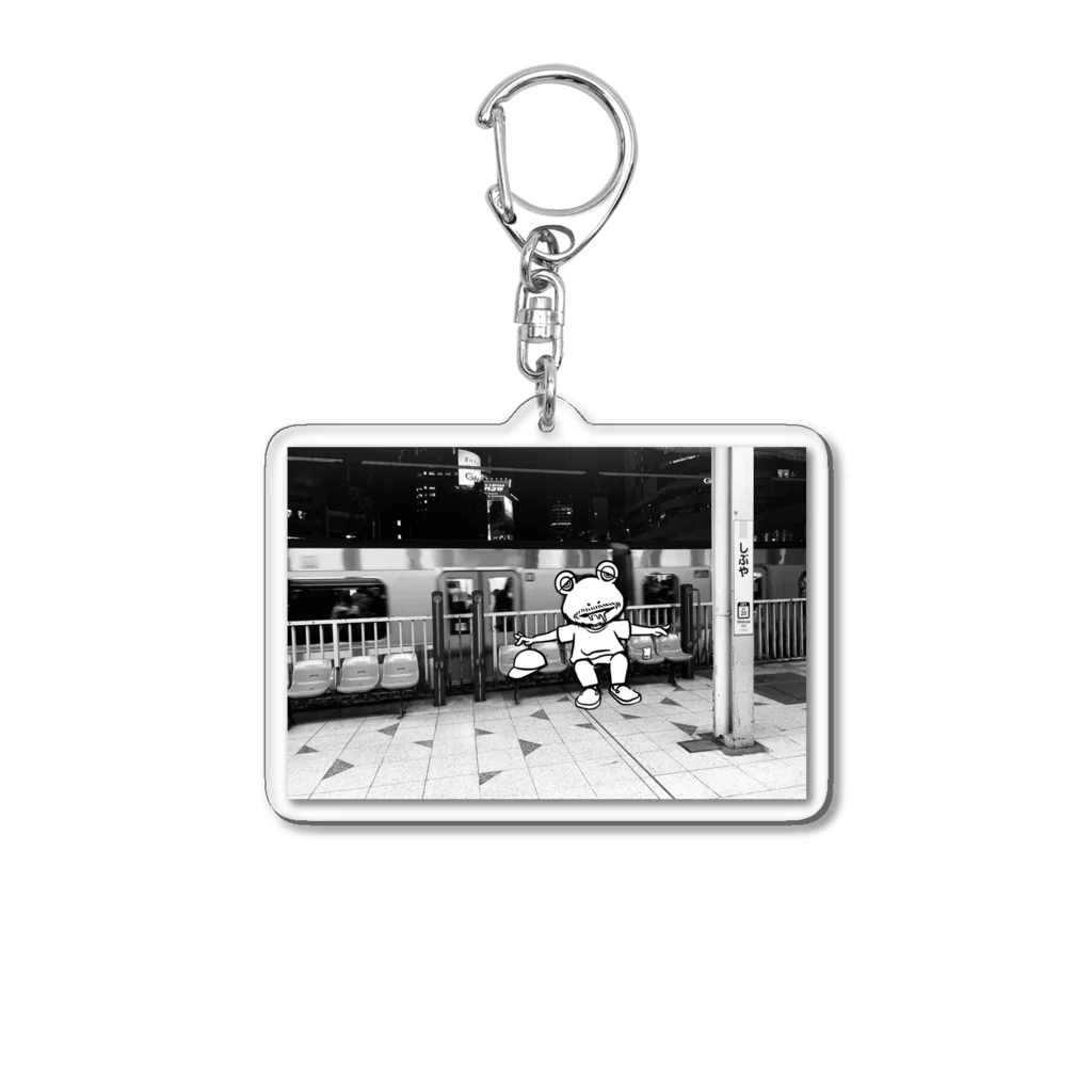 SPENDERの渋谷カエルkey ring アクリルキーホルダー