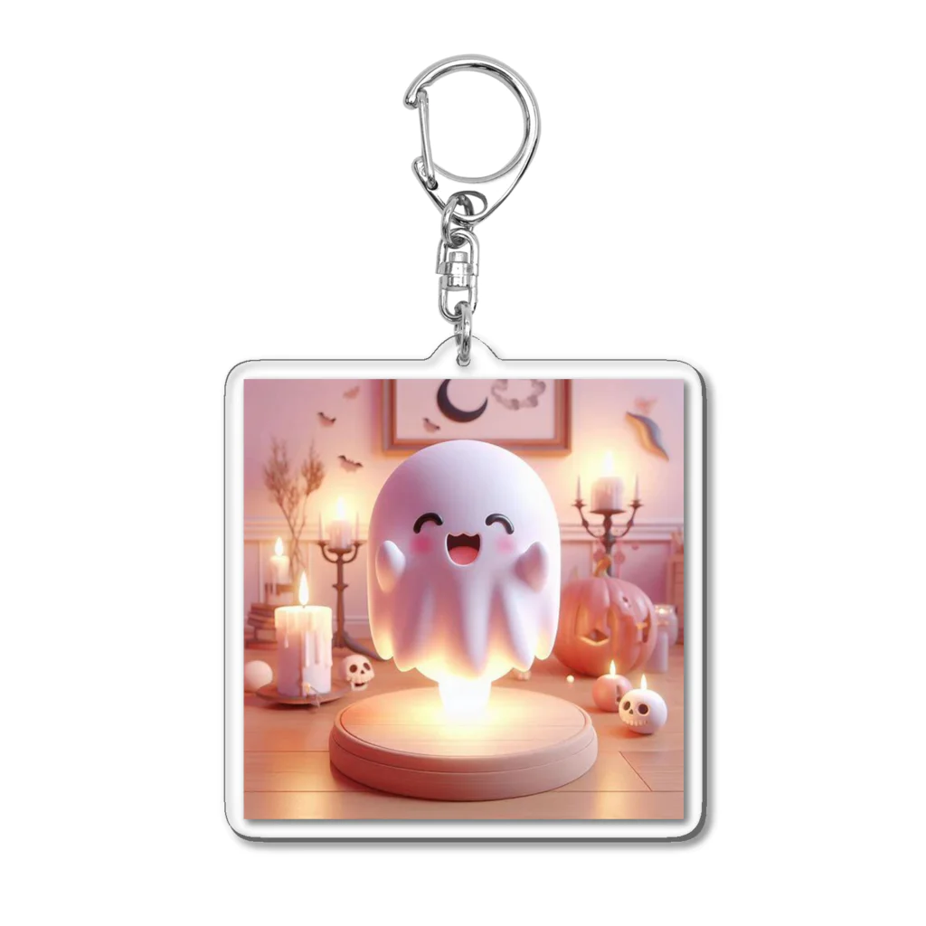 終わらない夢🌈の可愛いオバケ👻ちゃん💞 Acrylic Key Chain