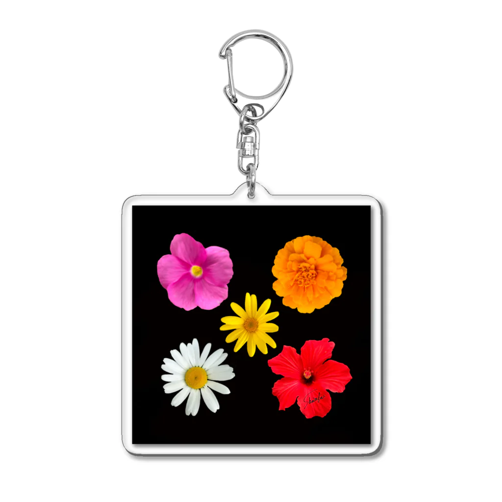 shuri-faの🌸🌼花ぼたん🌼🌸 Acrylic Key Chain