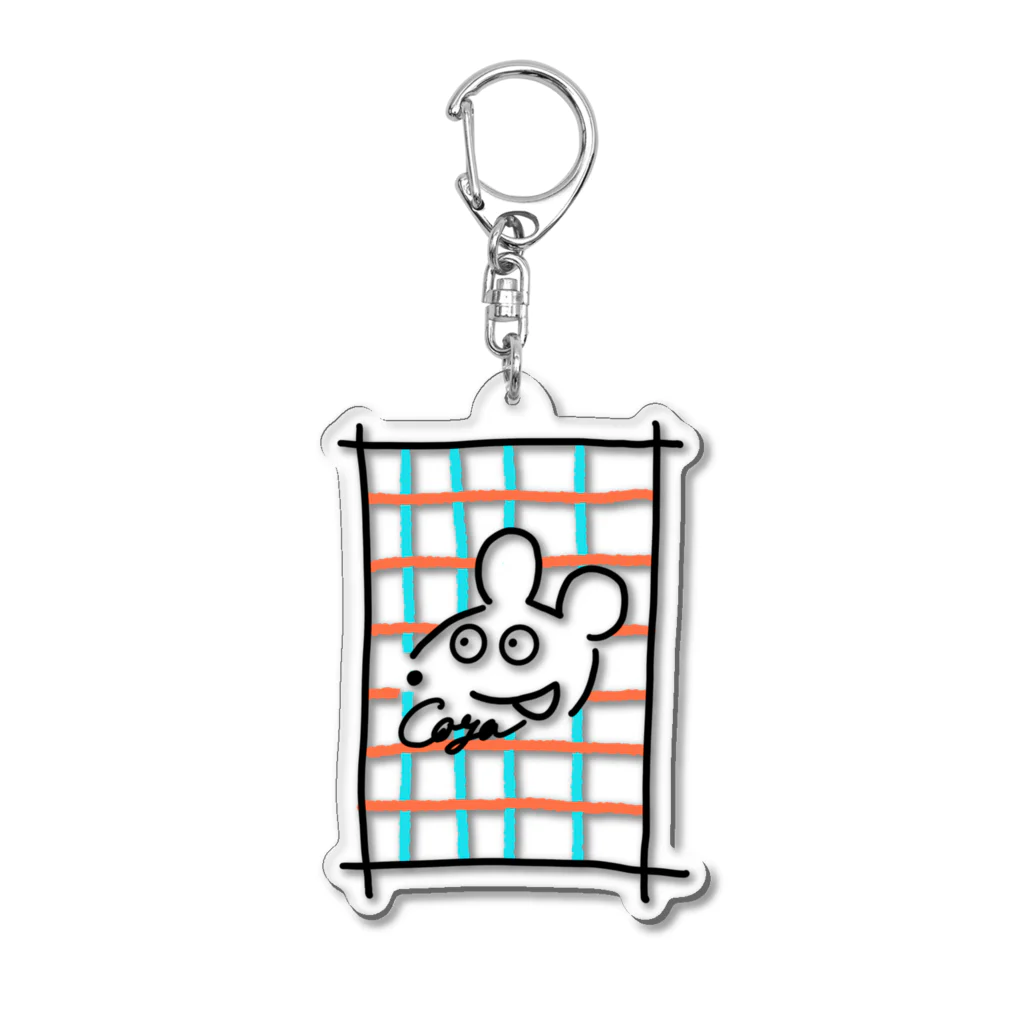 coyachi__のこやねずみ夏 Acrylic Key Chain