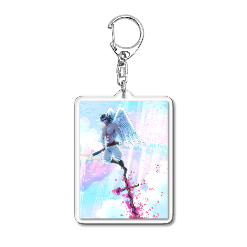 うずなか　しいの天使のカバネルくん　Cabanel of Angels Acrylic Key Chain