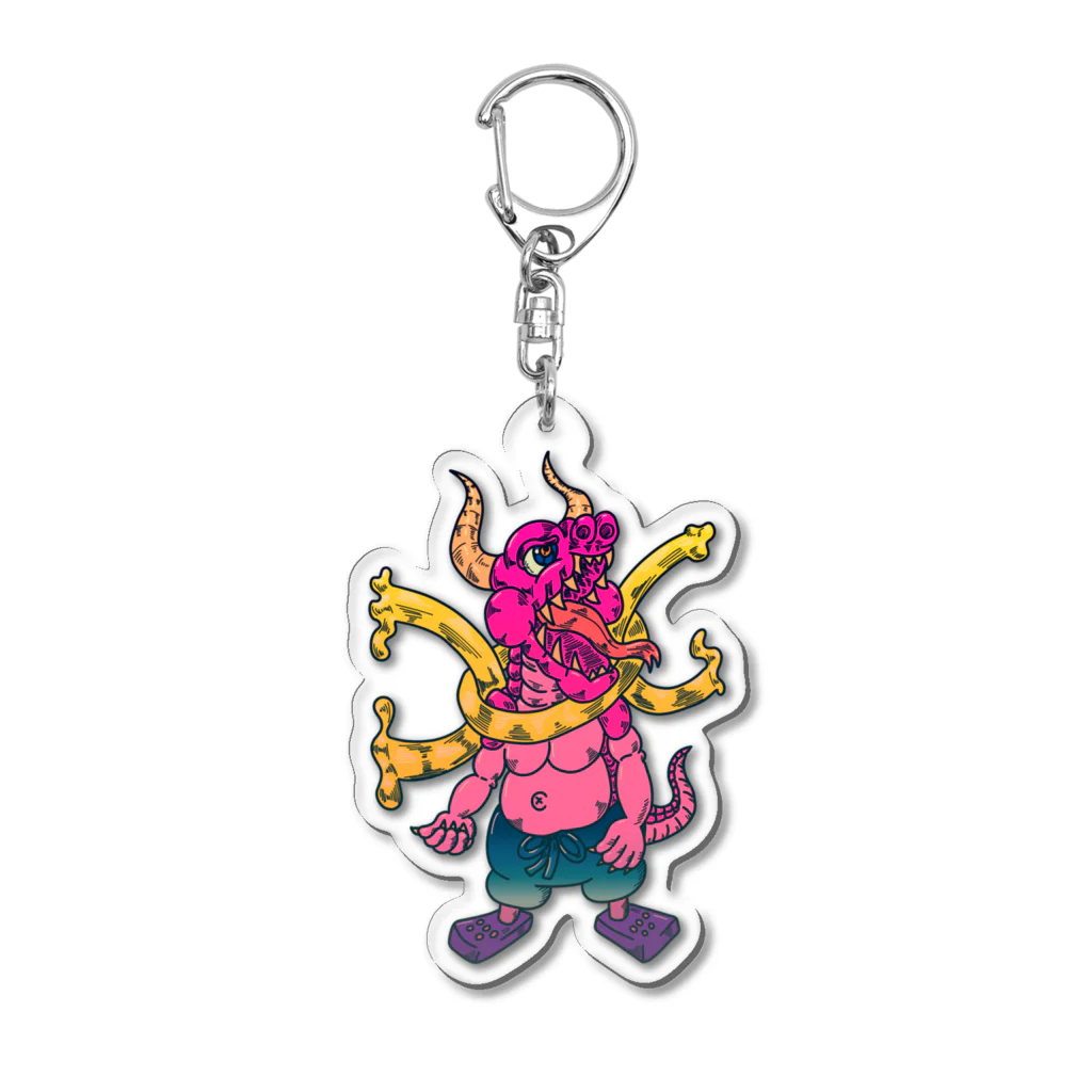 Hiroki Kitazawaのドラゴンくん Acrylic Key Chain