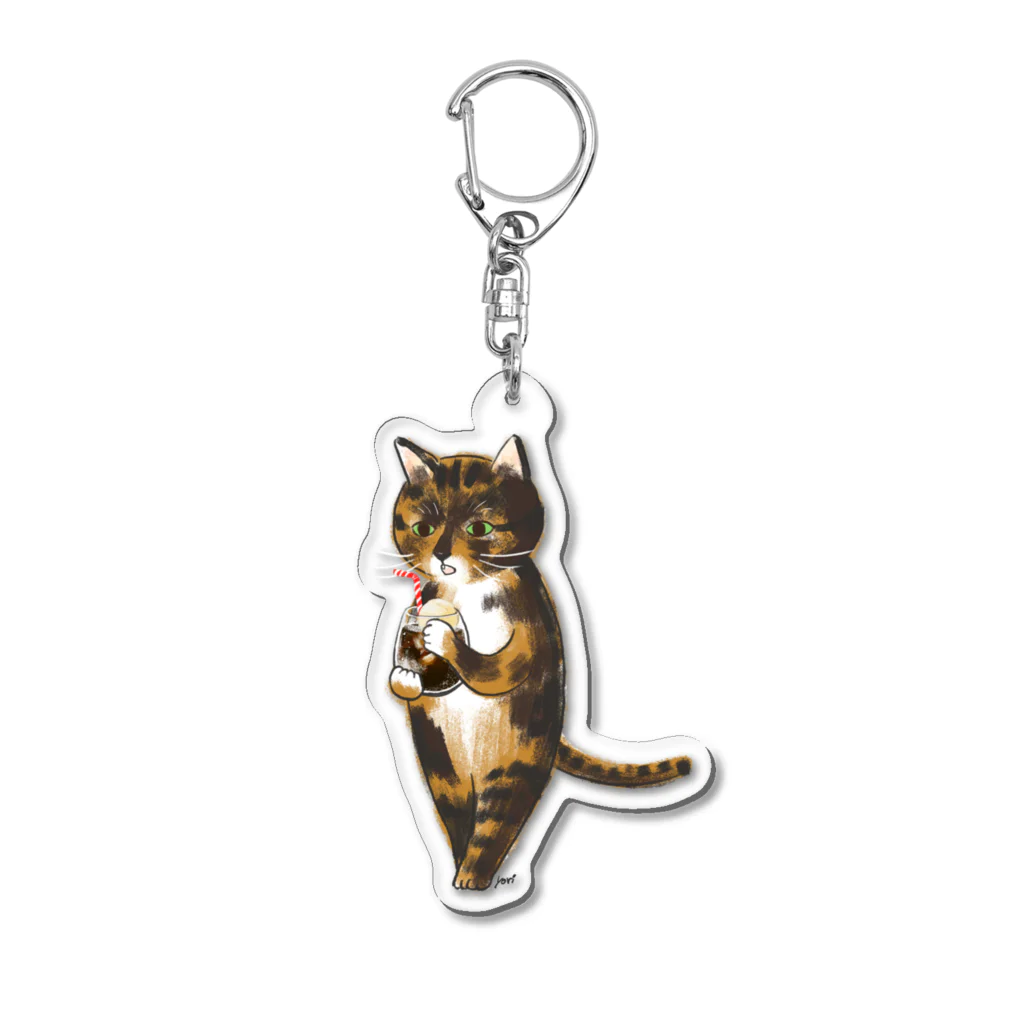 yoritomo's GALLERYのsabineko 錆猫くるくる Acrylic Key Chain