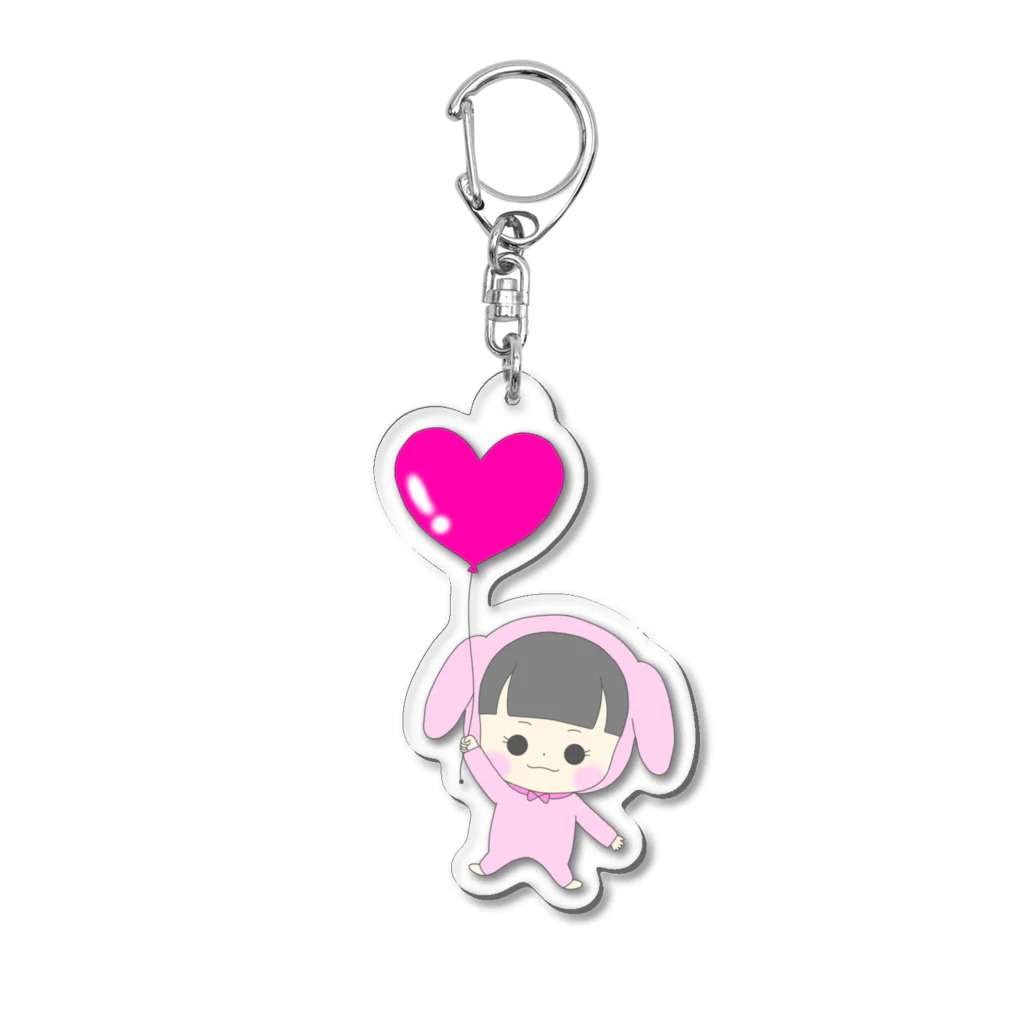 milkyway.77のゆらゆらアルラビちゃん Acrylic Key Chain