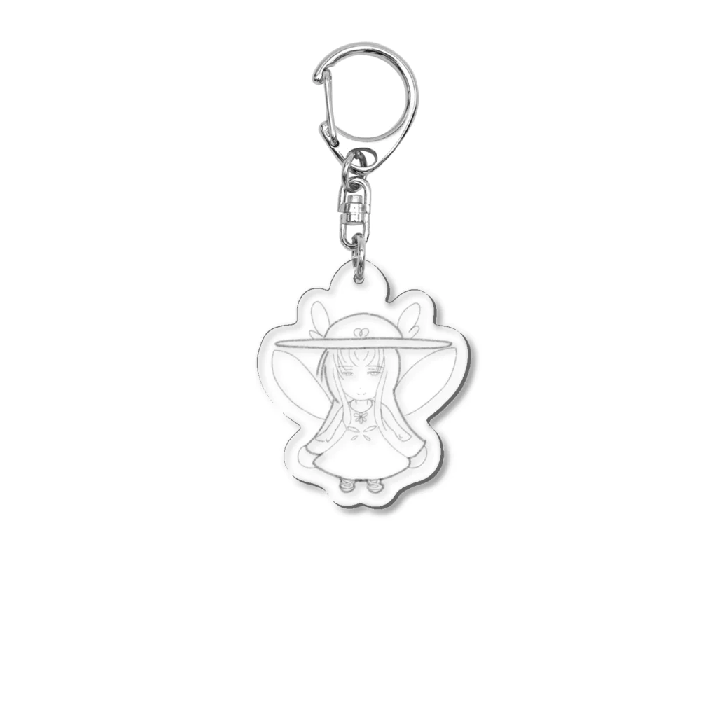 寅紅葉の羽根さやちゃん（3∞ch） Acrylic Key Chain