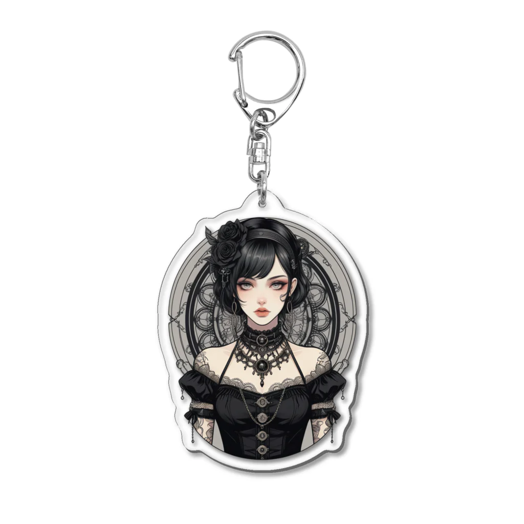 PiNK+18COMiCSのGOTHiC+GiRL_00001 Acrylic Key Chain