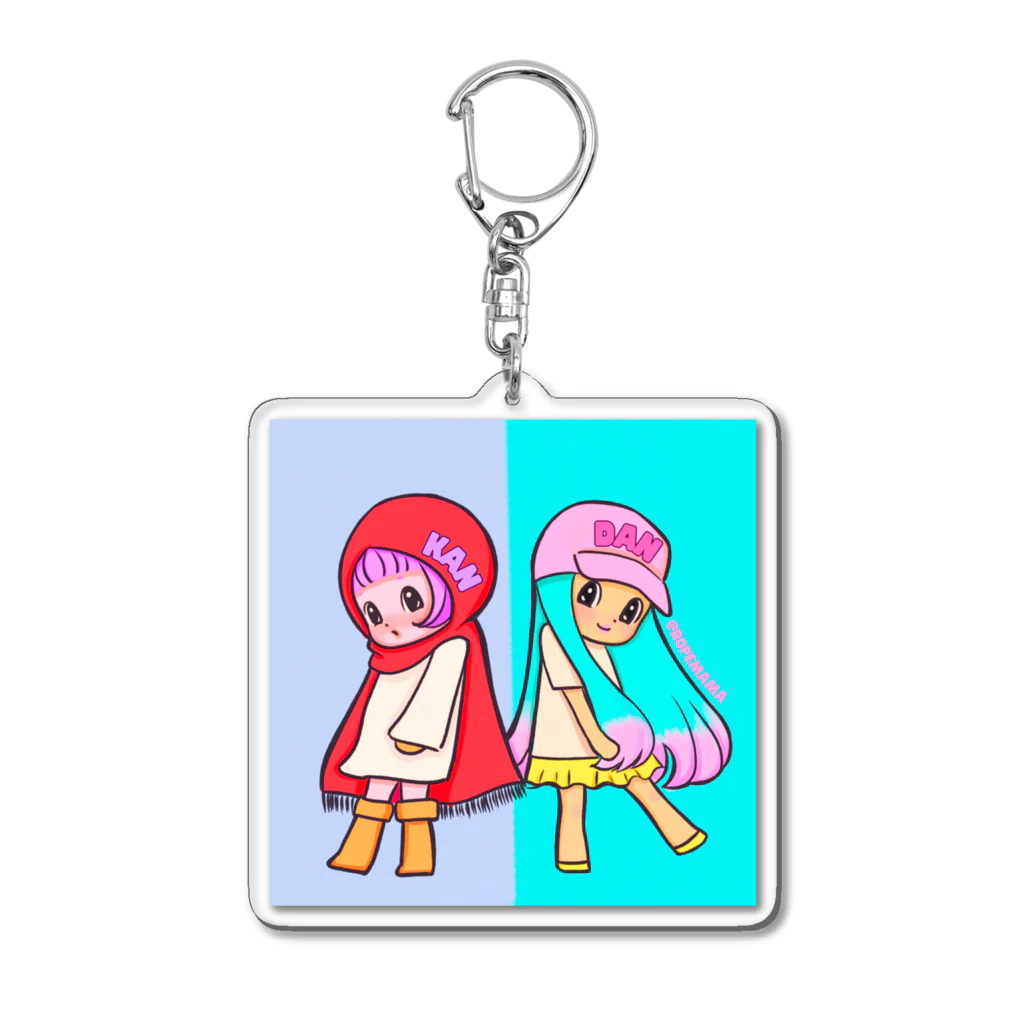 ropemamaの寒暖ちゃん Acrylic Key Chain