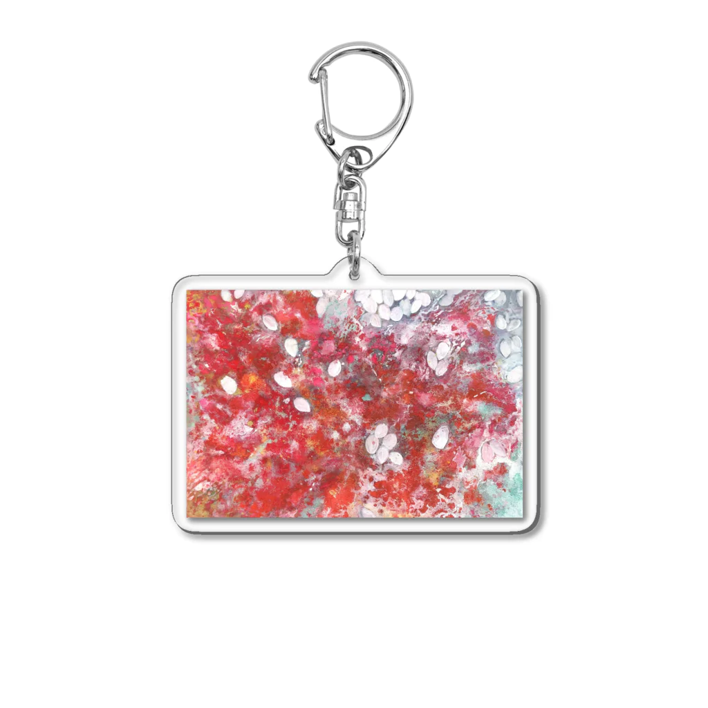 かたかみの横向き　No.12  宵 Acrylic Key Chain