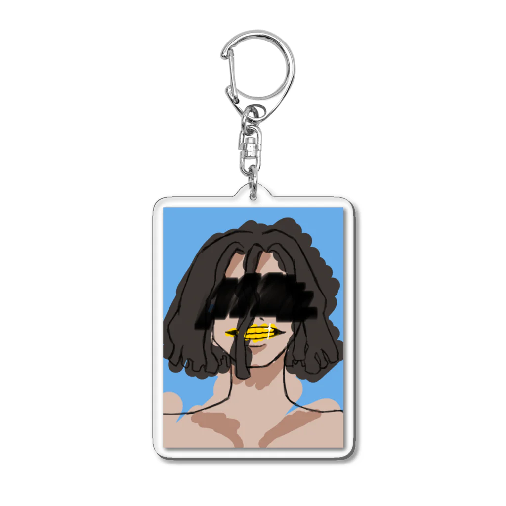 ATTIRANCEの証明写真(ラッパー) Acrylic Key Chain