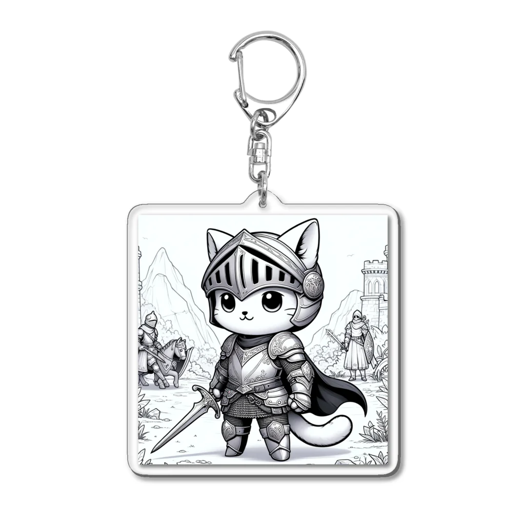 われらちきゅうかぞくのナイト キャッツ(Knight Cats) Acrylic Key Chain