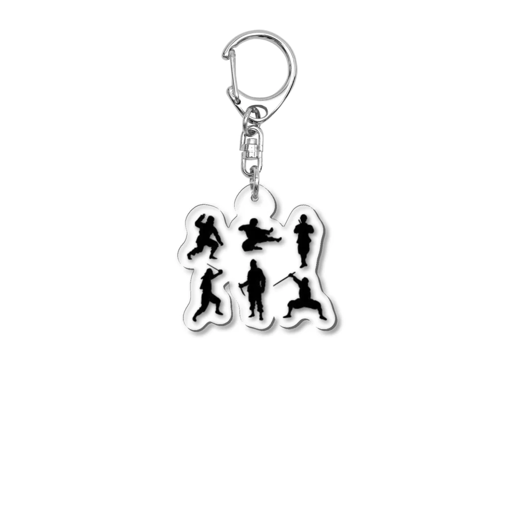 morito-suzuriの忍者部隊 Acrylic Key Chain