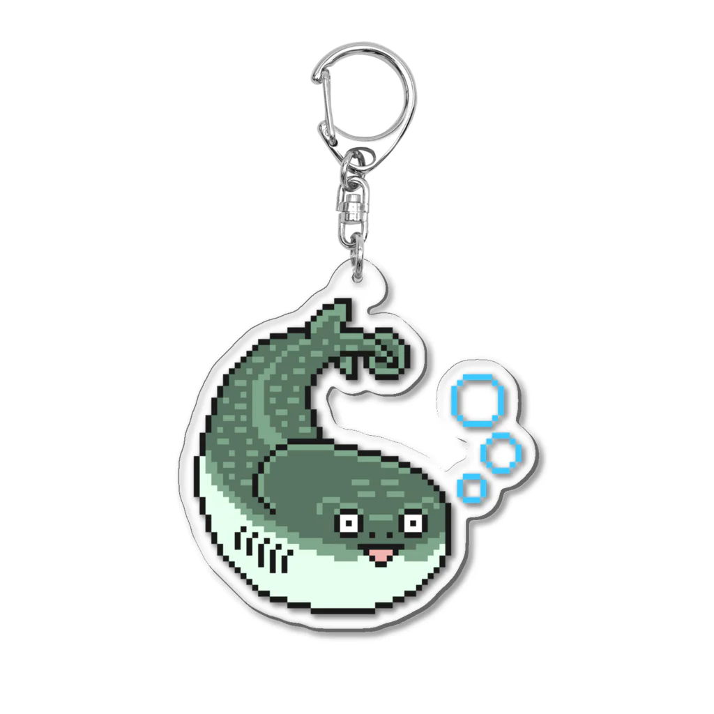 Ryu_Amanoのドット絵古代魚・サカバンバスピスA アクリルキーホルダー