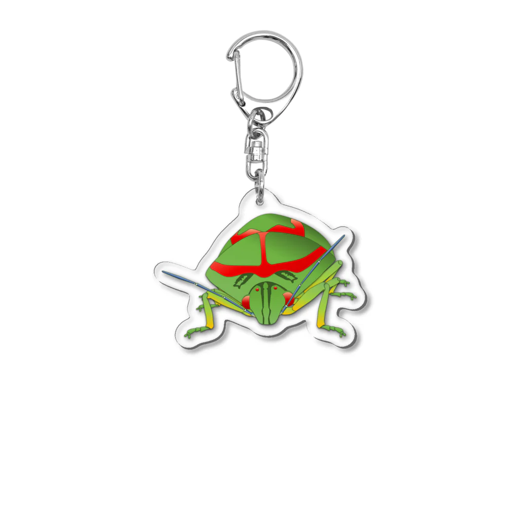 HemipteLoverのアカスジキンカメムシ Acrylic Key Chain