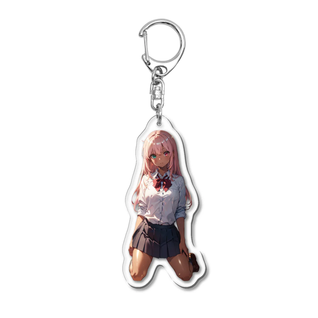 ヴィヴィオの膝をつく Acrylic Key Chain