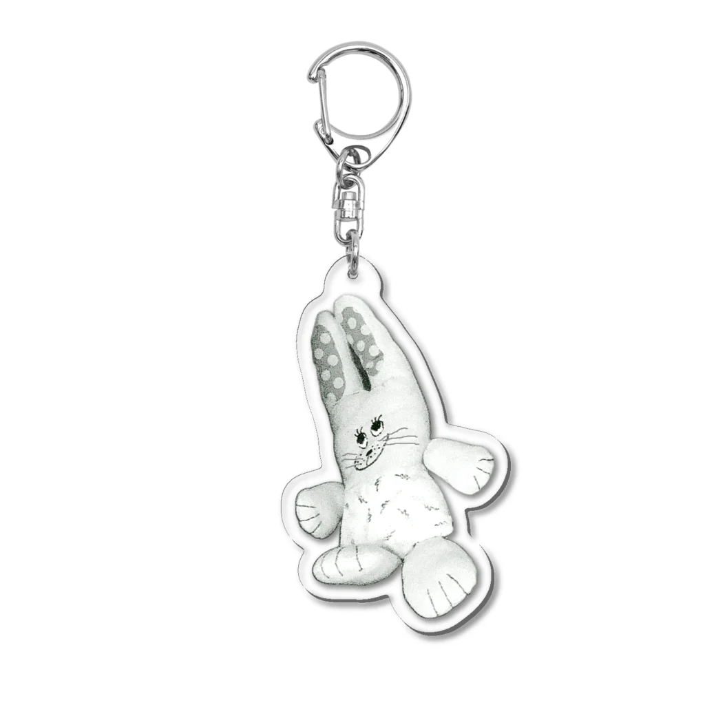 PAW WOW MEOWのおとぼけラビット Acrylic Key Chain