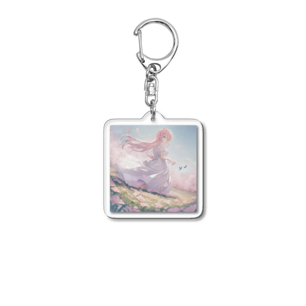 R-mayの草原の少女 Acrylic Key Chain