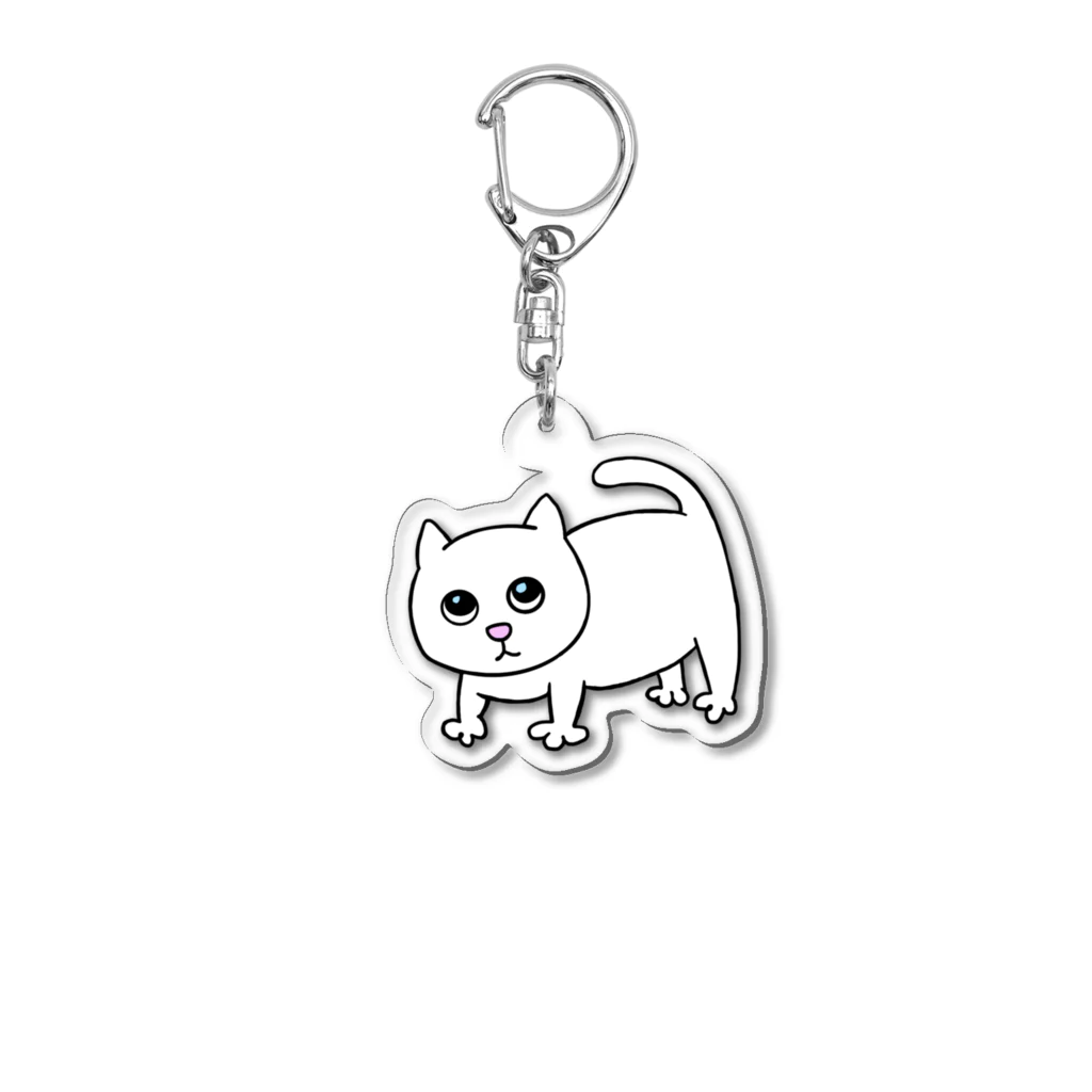 ドワーフキャットのモチのモチ　003 Acrylic Key Chain