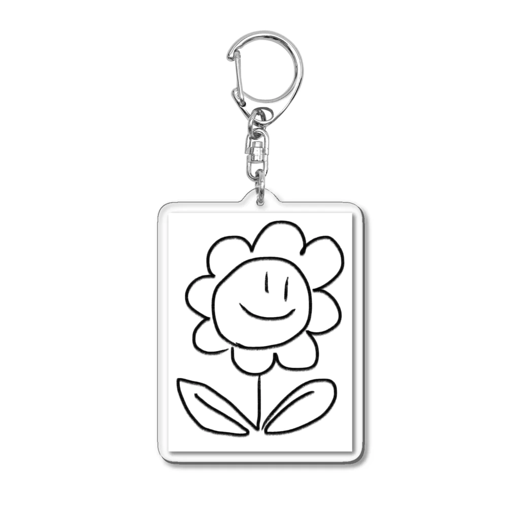 のぺしマンSHOPののぺしマン（花） Acrylic Key Chain