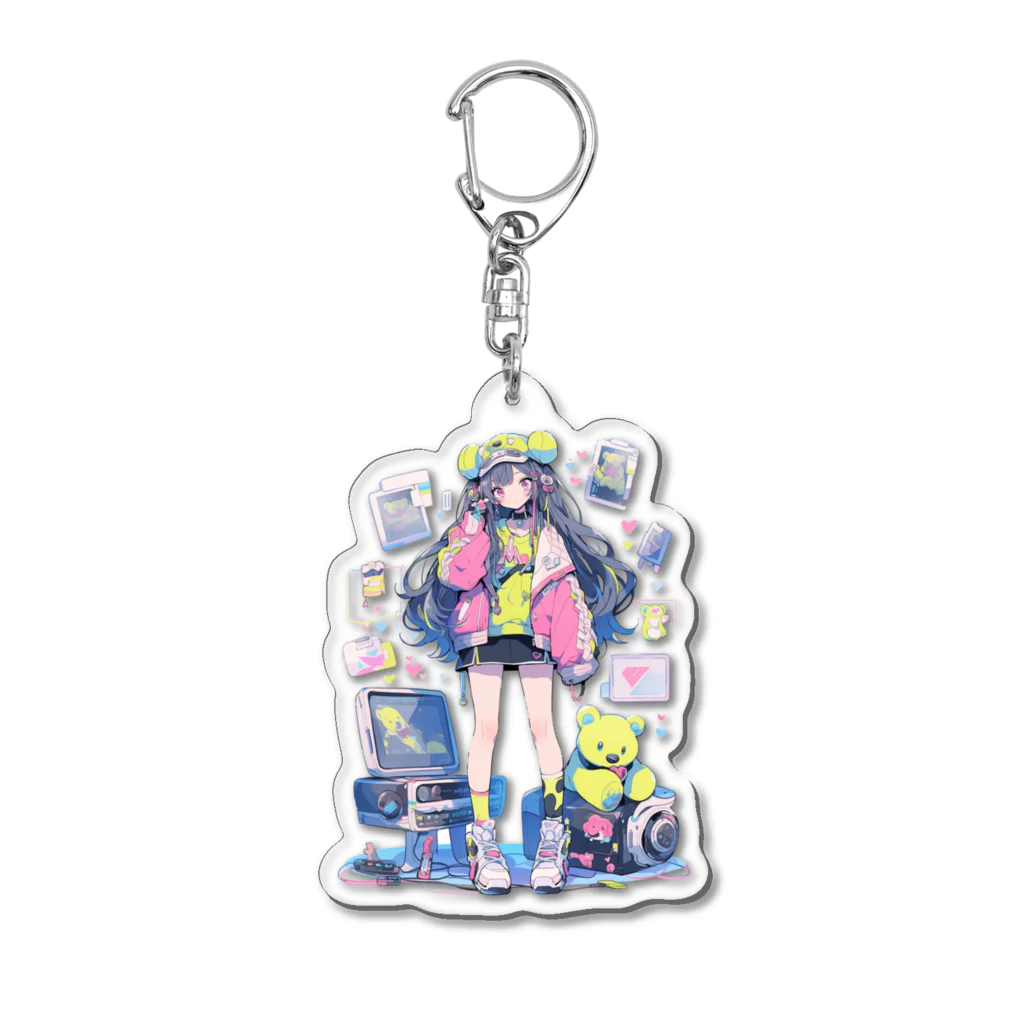 がーるずしょっぷのガジェットガール Acrylic Key Chain