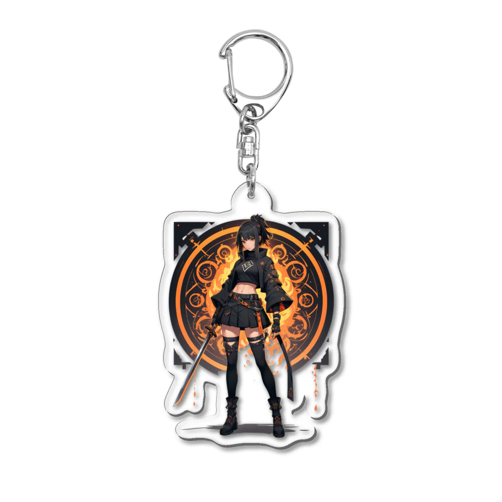 PiNK+18COMiCSの女忍_00002 Acrylic Key Chain