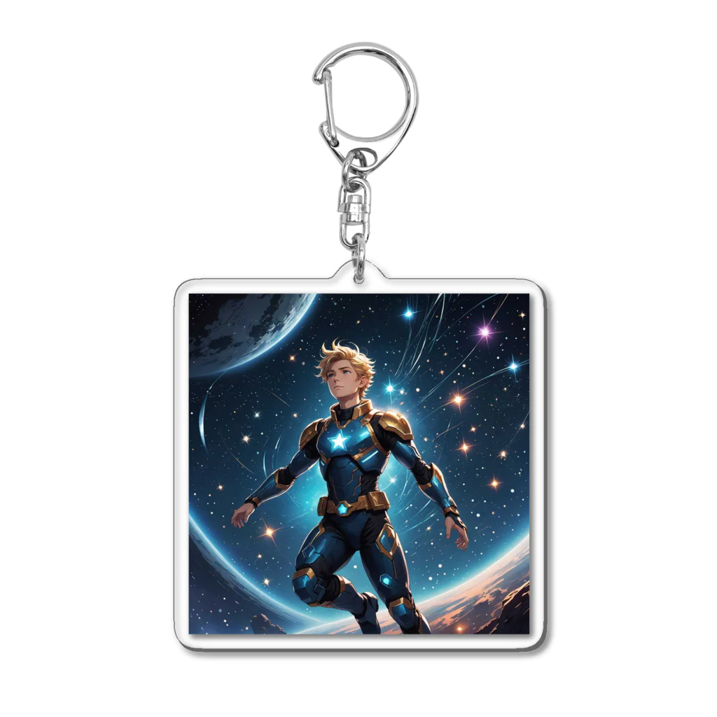 Enchanted Charm Emporiumの星空の仲間 ("ステラー") Acrylic Key Chain