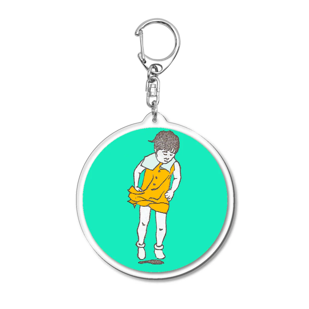 Y-C-PRINT-S-SHOPのチョイ浮き・ガール・キーホルダー Acrylic Key Chain