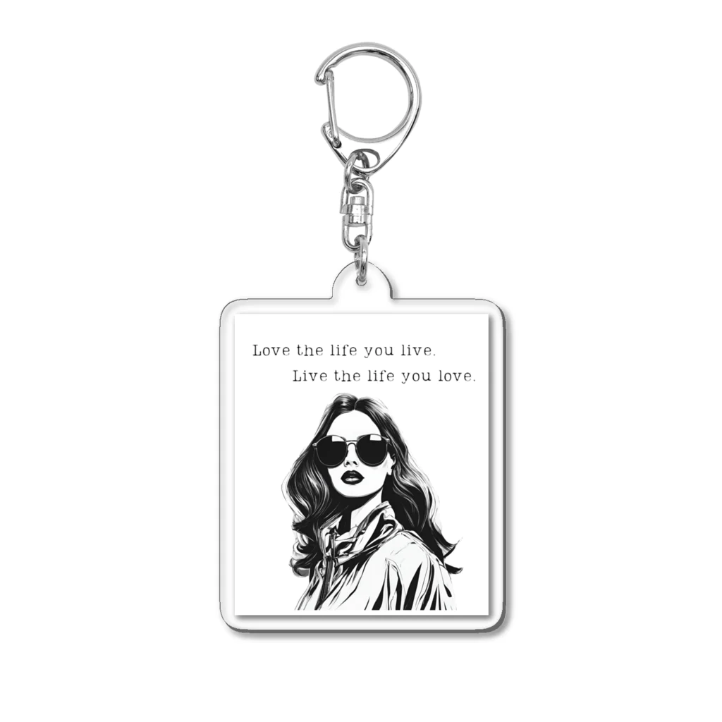 kanasarinoの大人かわいい女性パート４ Acrylic Key Chain