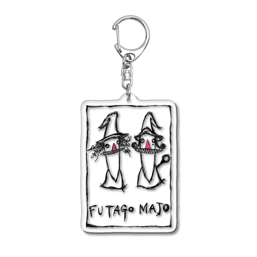  millionkiwiのFUTAGO MAJO Acrylic Key Chain