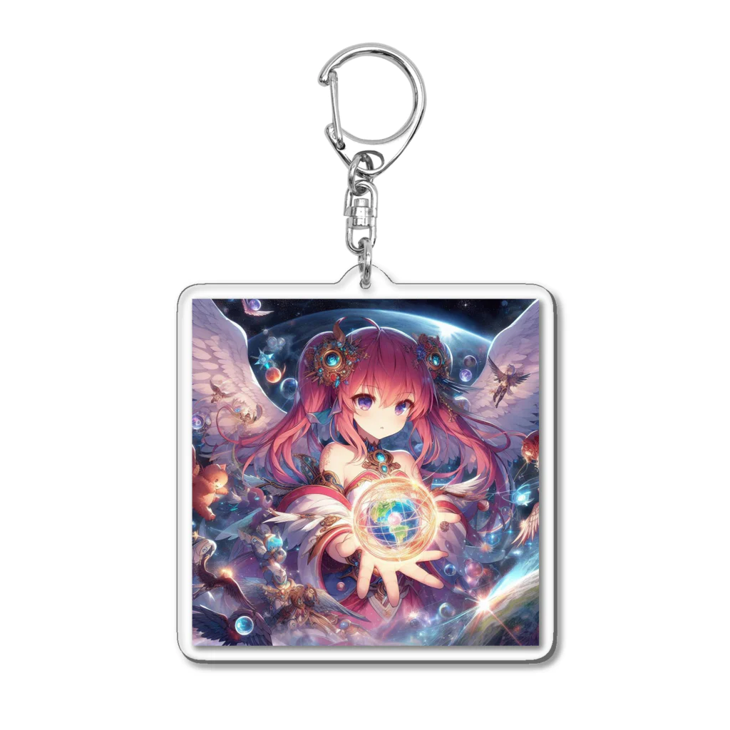 Osirukoのエンジェル Acrylic Key Chain