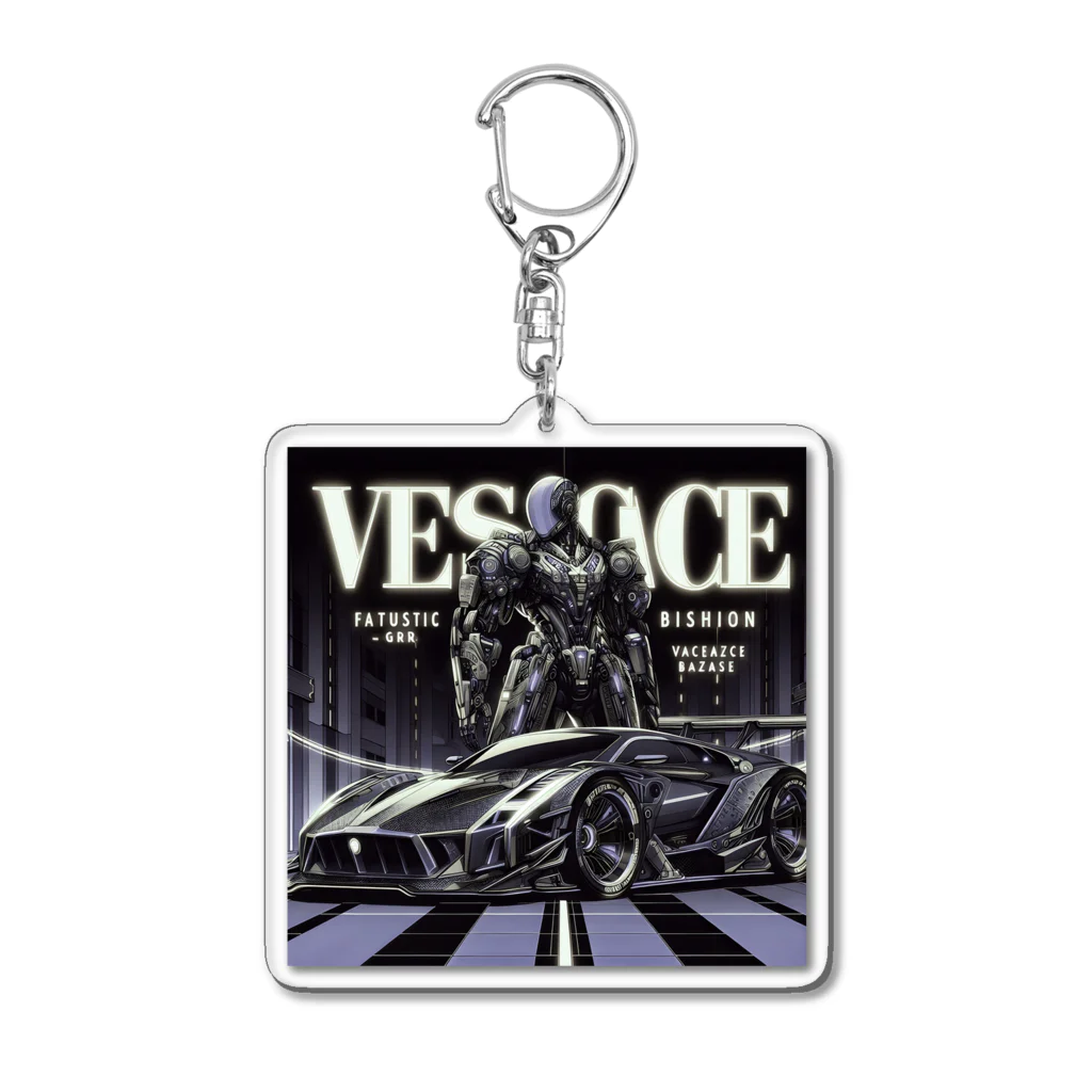 Moichi Designs Shop-2023のモビリティ・マトリックス Acrylic Key Chain