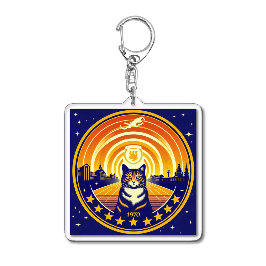 猫猫’ズのMeow University シリーズ【星】 Acrylic Key Chain