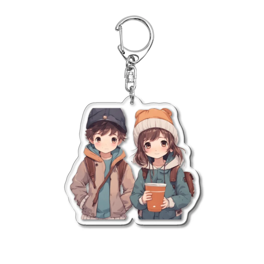 G-EICHISの可愛い仲間達と少年と少女 Acrylic Key Chain