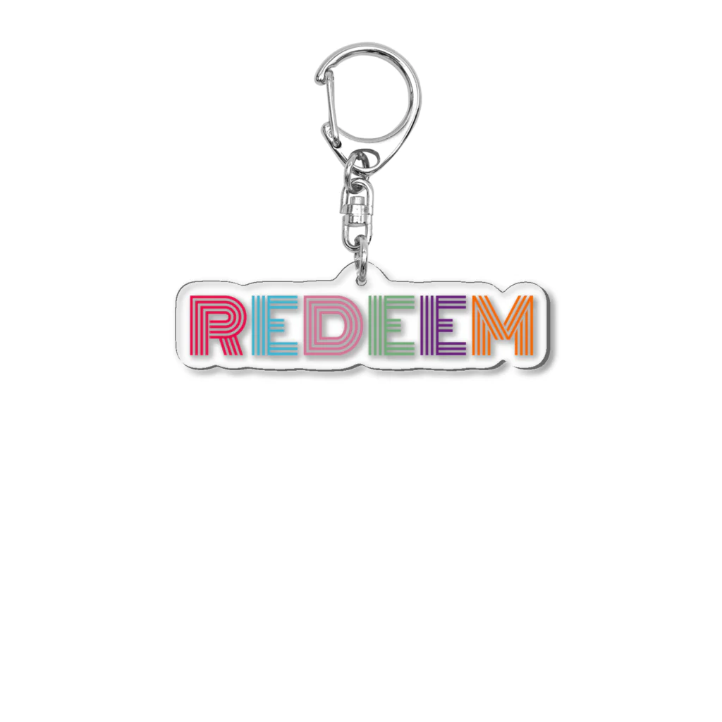 REDEEMのREDEEMレインボー アクリルキーホルダー